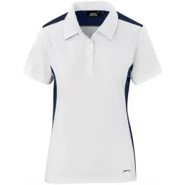 Ladies Glendower Golf Shirt White Front